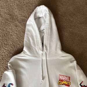 Marvel Comics Superheroes Printed Hoodie